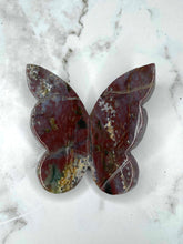 Load image into Gallery viewer, Stunning Ocean Jasper Butterfly Carving 1pc