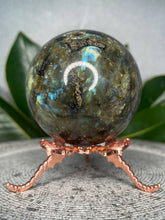 Load image into Gallery viewer, Vibrant Labradorite Crystal Sphere