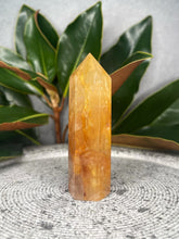 Load image into Gallery viewer, Empowerment Golden Healer Crystal Tower Point