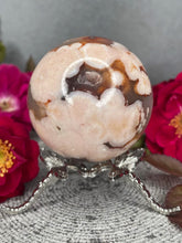 Load image into Gallery viewer, Amazing Flower Agate Crystal Sphere