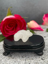 Load image into Gallery viewer, Clear Quartz Crystal Frog Carving