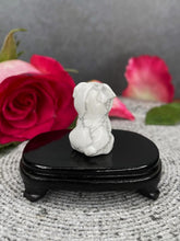 Load image into Gallery viewer, Howlite Pug Dog Crystal Carving
