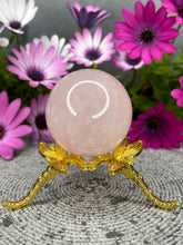 Load image into Gallery viewer, Beautiful Rose Quartz Crystal Sphere