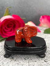 Load image into Gallery viewer, Red Jasper Crystal Elephant Carving
