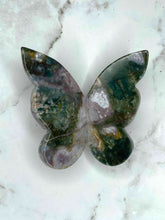 Load image into Gallery viewer, Stunning Ocean Jasper Butterfly Carving 1pc