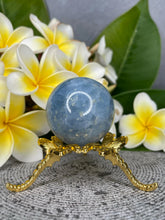 Load image into Gallery viewer, Tranquility Blue Calcite Crystal Sphere
