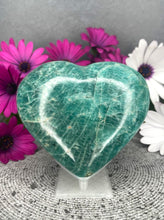 Load image into Gallery viewer, Discounted (Repaired) Amazonite Crystal Love Heart
