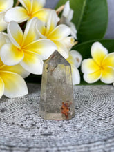Load image into Gallery viewer, Inner Peace Garden Quartz Lodolite Crystal Tower Point