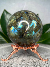 Load image into Gallery viewer, Vibrant Labradorite Crystal Sphere