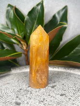 Load image into Gallery viewer, Vibrant Golden Healer Crystal Tower Point