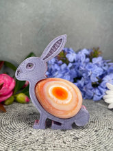 Load image into Gallery viewer, Carnelian Crystal Egg Carving With Adorable Easter Rabbit Bunny Stand
