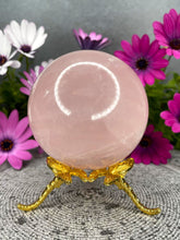 Load image into Gallery viewer, Discounted Rose Quartz Crystal Sphere