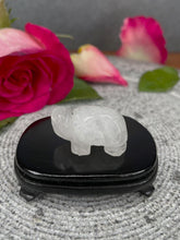 Load image into Gallery viewer, Clear Quartz Tortoise Crystal Carving