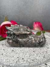 Load image into Gallery viewer, Beautiful Yooperlite Crystal Dragon Head Carving