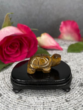 Load image into Gallery viewer, Tiger's Eye Tortoise Crystal Carving