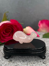 Load image into Gallery viewer, Rose Quartz Whale Crystal Carving