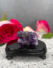 Load image into Gallery viewer, Dream Amethyst Crystal Bear Carving