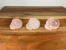 Load image into Gallery viewer, Mini Rose Quartz Skulls