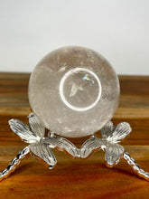 Load image into Gallery viewer, Clear Quartz Smoky Sphere Ball