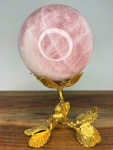 Load image into Gallery viewer, Large Natural Rose Quartz Crystal Sphere