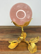 Load image into Gallery viewer, Natural Rose Quartz Crystal Sphere Ball