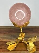Load image into Gallery viewer, Natural Rose Quartz Crystal Sphere Ball