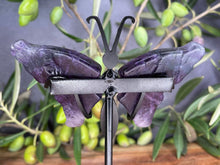 Load image into Gallery viewer, Mini Purple And Green Fluorite Butterfly Wings