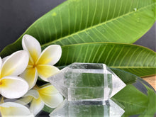 Load image into Gallery viewer, Transparent Clear Quartz Double Point