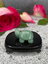 Load image into Gallery viewer, Green Aventurine Tortoise Crystal Carving