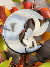 Load image into Gallery viewer, High Quality Crystal Agate Moon & Fairy