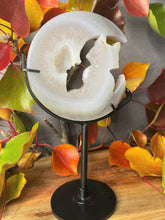 Load image into Gallery viewer, Clarity Crystal Agate Moon and Cat