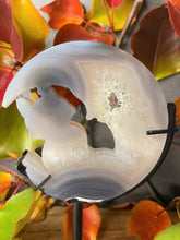 Load image into Gallery viewer, Natural Druzy Crystal Agate Moon And Cat