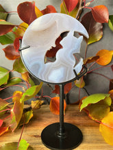 Load image into Gallery viewer, Heavenly Crystal Agate Moon And Cat