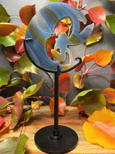 Load image into Gallery viewer, Beautiful Crystal Blue Onyx Moon And Fairy