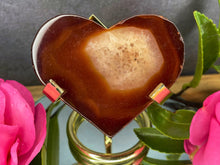 Load image into Gallery viewer, Confident Carnelian Crystal Stone Love Heart