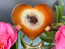 Load image into Gallery viewer, Grounding Carnelian Stone Crystal Love Heart
