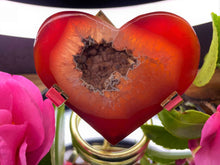 Load image into Gallery viewer, Confident Carnelian Crystal Stone Love Heart