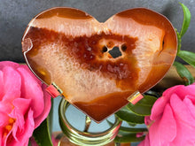 Load image into Gallery viewer, Chakra Healing Carnelian Crystal Love Heart