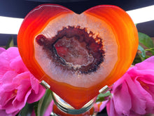 Load image into Gallery viewer, Carnelian Love Heart Crystal Gemstone Gift
