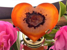 Load image into Gallery viewer, Grounding Carnelian Stone Crystal Love Heart