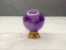 Load image into Gallery viewer, Small Amethyst Crystal Sphere Intuitively Chosen