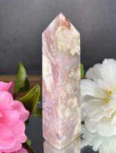 Load image into Gallery viewer, Stunning Flower Agate Tower Chakra Healing