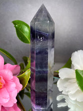 Load image into Gallery viewer, Rainbow Fluorite Crystal Tower Enhance Focus & Clarity
