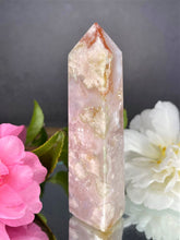 Load image into Gallery viewer, Stunning Flower Agate Tower Chakra Healing