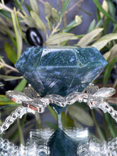 Load image into Gallery viewer, Chakra Healing Moss Agate Crystal Carving Diamond