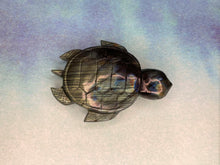 Load image into Gallery viewer, Crystal Labradorite Turtle Carving With Rainbow Flash