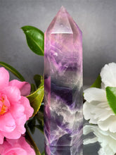 Load image into Gallery viewer, Rainbow Fluorite Crystal Tower Chakra Healing
