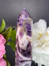 Load image into Gallery viewer, Tranquil Chevron Dream Amethyst Tower