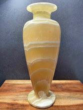 Load image into Gallery viewer, Natural Yellow Calcite Crystal Vase Home Décor