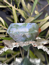 Load image into Gallery viewer, Stunning Moss Agate Crystal Carving Diamond